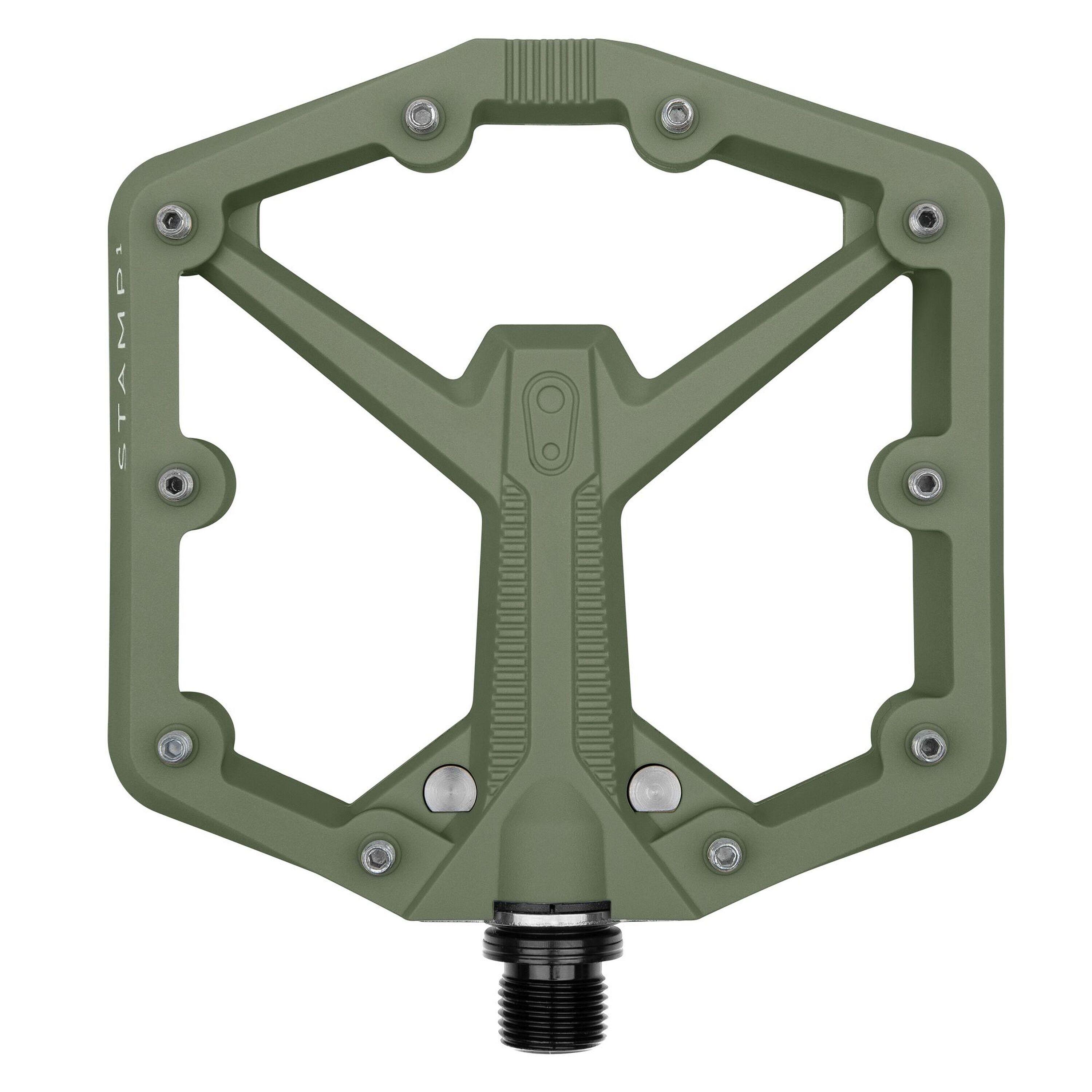 CRANKBROTHERS CRANKBROTHERS Pedale piattaforma MTB Stamp 1 Gen 2 Large, verde