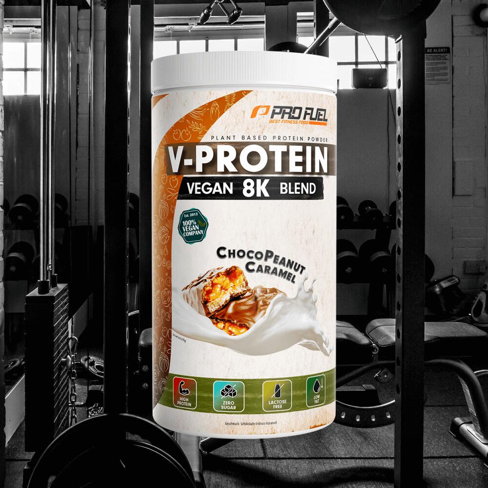 ProFuel V-Protein 8K Blend (750g) Choco Peanut Caramel - Protéines 2/3