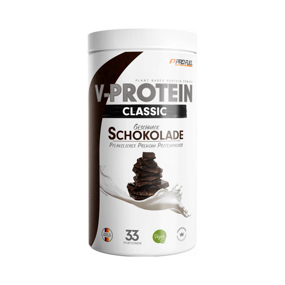 Profuel - Profuel V-protein Classic (1000g) Chocolate - Protéines - Protéines Végétales - Decathlon