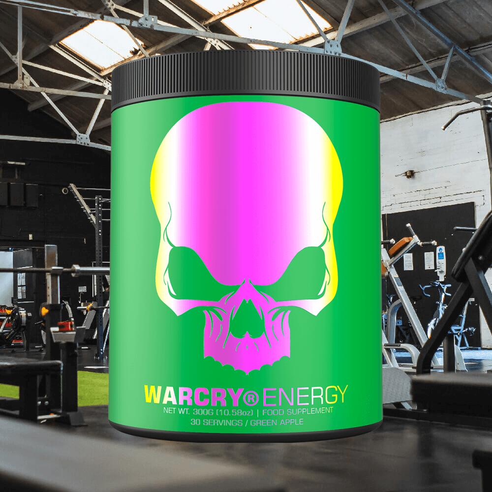 Genius Nutrition WARCRY Energy (300g) Green Apple - Pré-entraînement 2/3