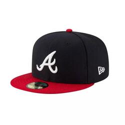Casquette MLB Atlanta Braves New Era authentic performance 59FIFTY Bleu marine