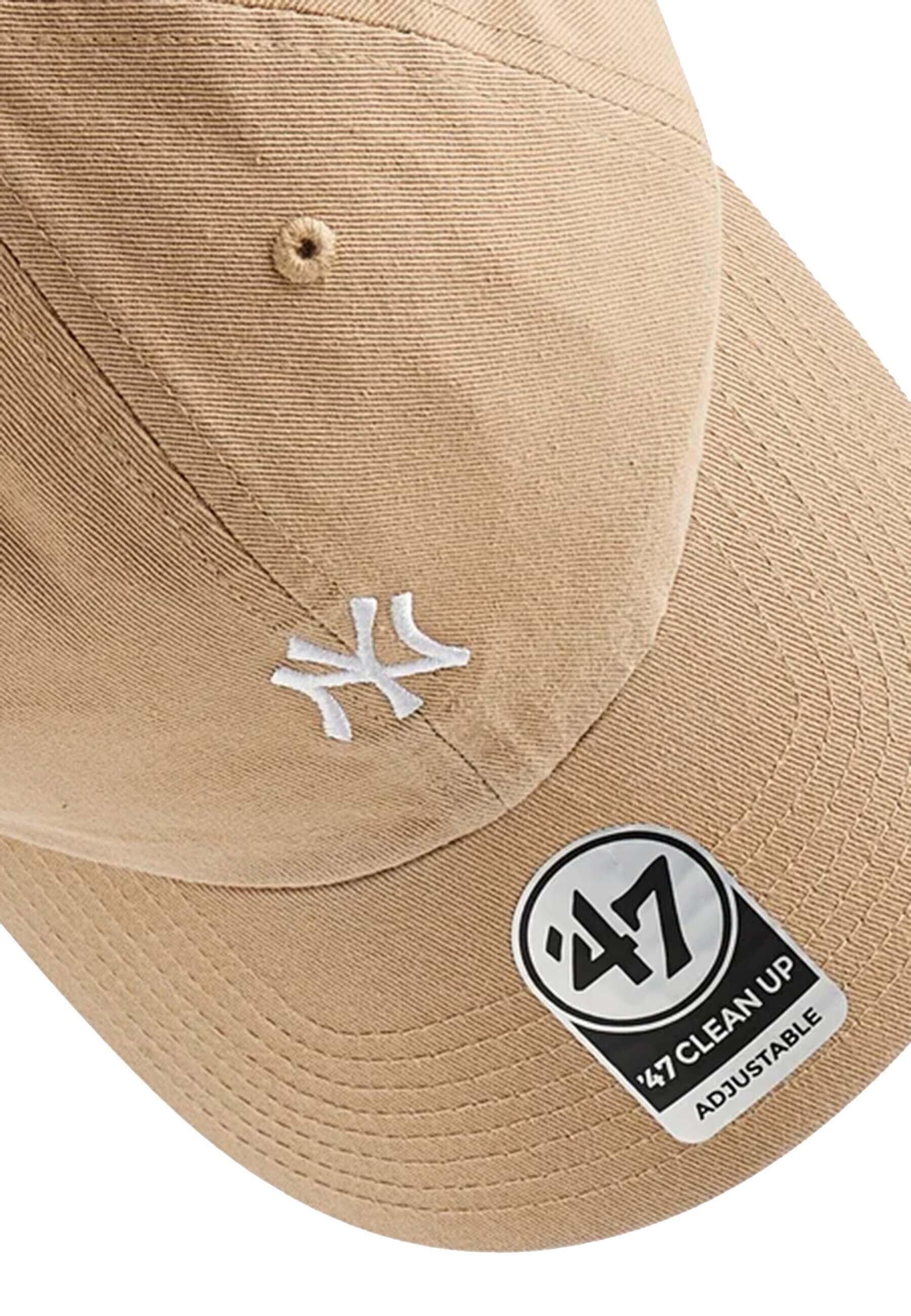 47 Brand Clean Up Cap New York Yankees Base Runner kaki 5/5