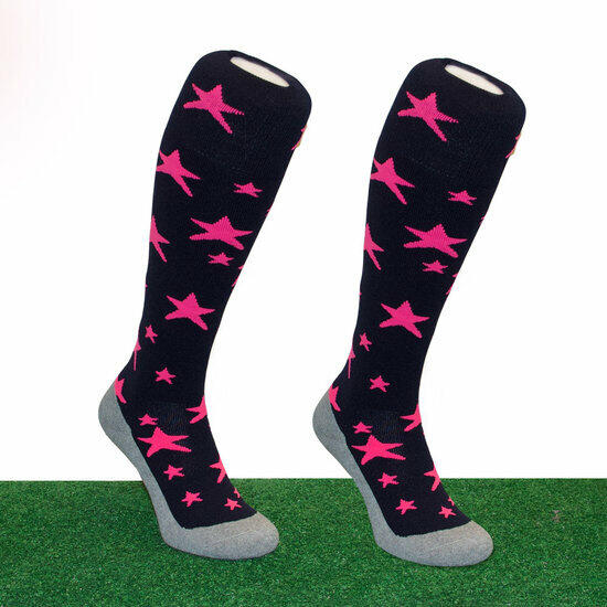 Hingly Lange sportkousen Star Dark Blue - Pink 3/3