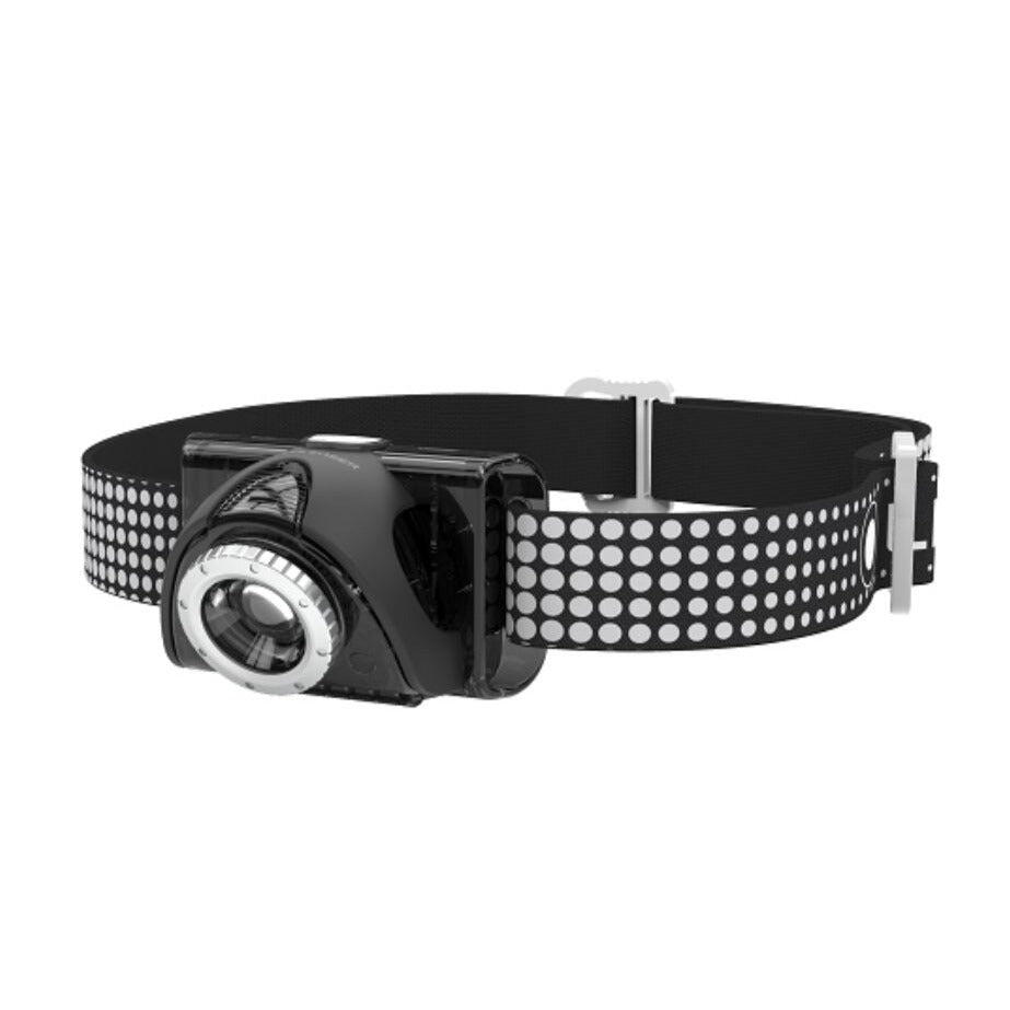 SEO7R Head Torch Rechargeable 220lm, LED, Inc Red Light & Accepts AAA Batteries 1/7