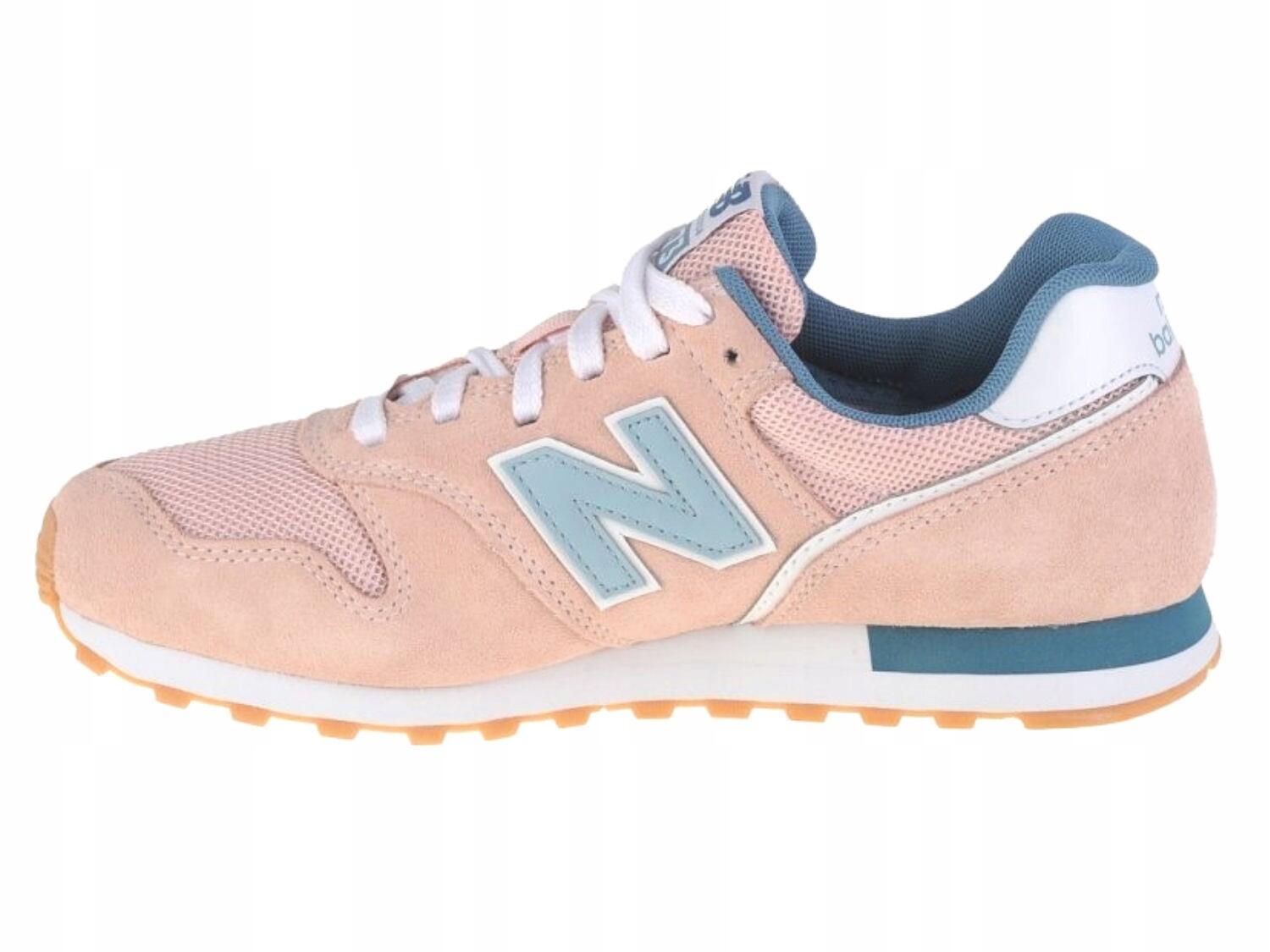 BUTY damskie NEW BALANCE 373 WL373PM2 skóra jasno różowe 36,5 4/6
