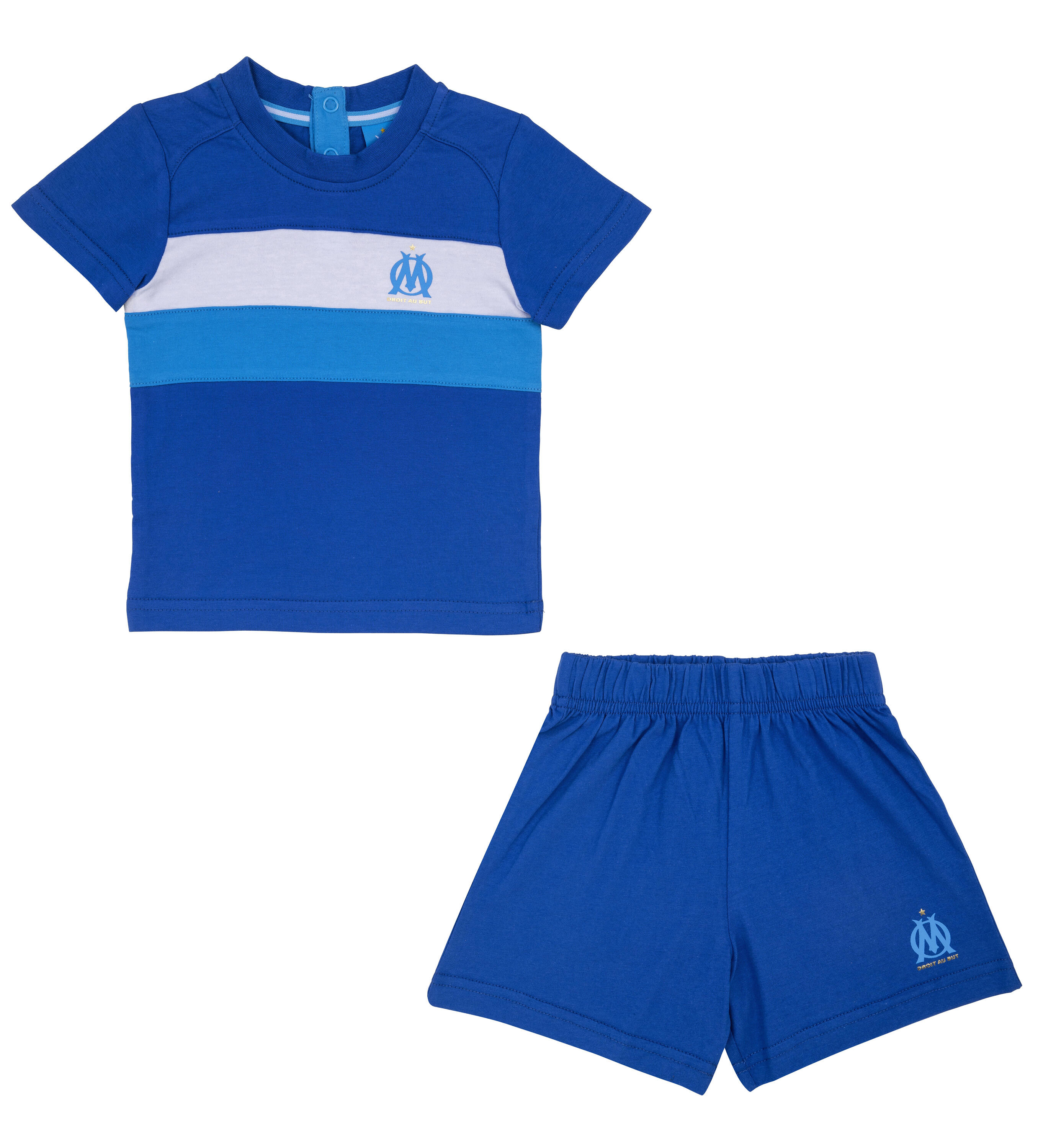 T-shirt short bébé garçon OM - Collection officielle OLYMPIQUE DE MARSEILLE 1/2