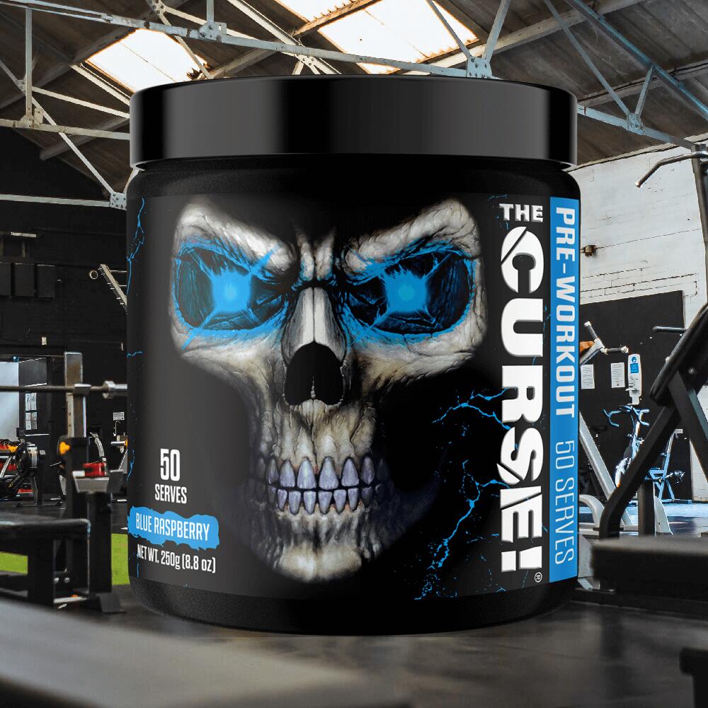 JNX Sports The Curse! (50 serv) Blue Raspberry - Pre-Workout 4/4