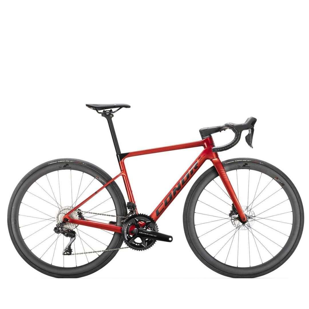 Conor - Reconditionné - Vélo Route - Volcano Dura Ace Di2 Rouge Et Noir Adulte - Vélo Route - Rouge - Grand - Decathlon