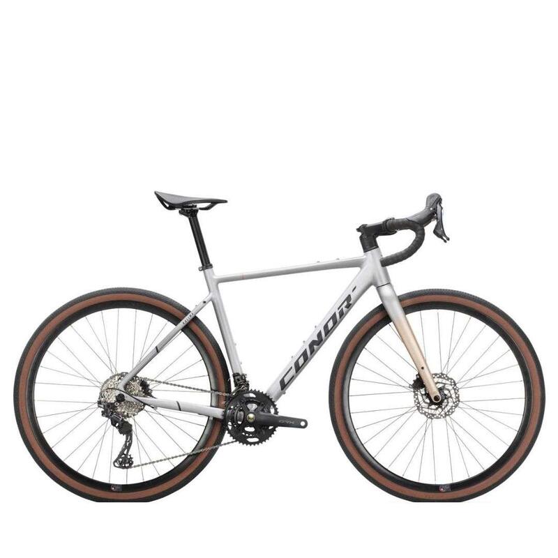 Reconditionné - Vélo Gravel - Conor WRC Kalima GRX610 - argent et noir