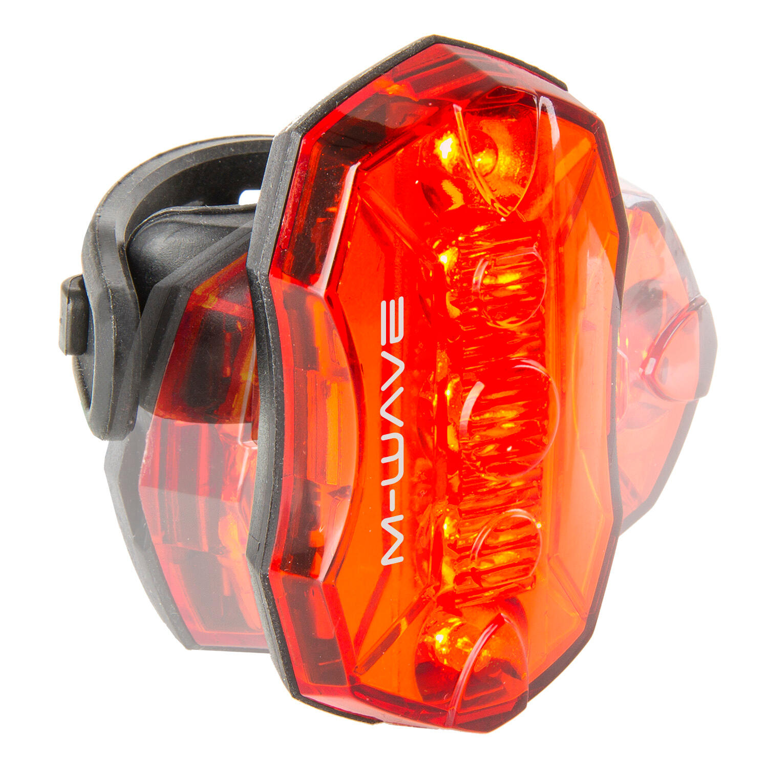 M-WAVE Helios 5 x Superbright Red SMD LEDs Battery Rear Light 3/4