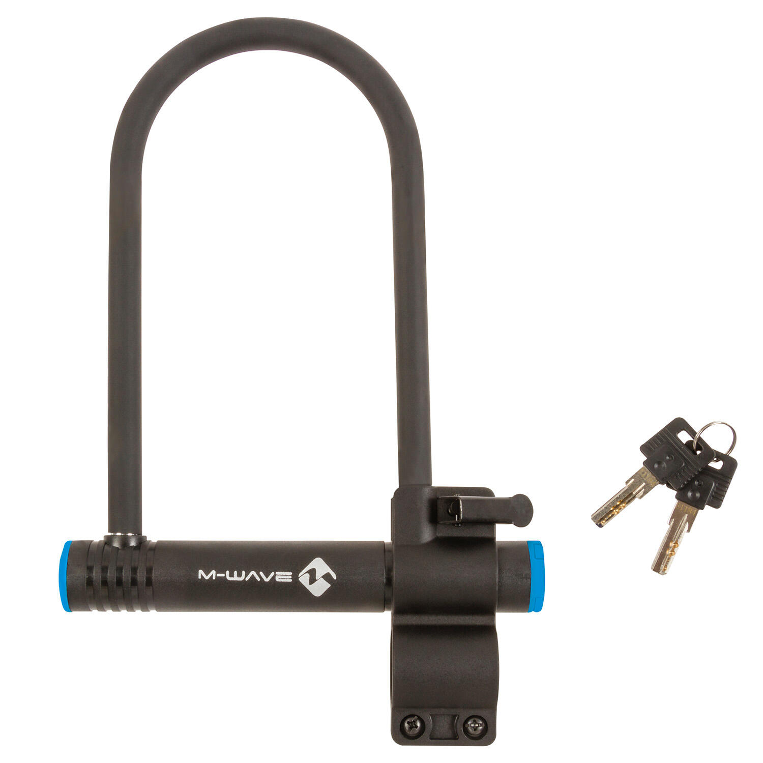 M-WAVE M-WAVE B 245 U-Type 275mm x 197mm x 14mm Shackle Lock with Bracket