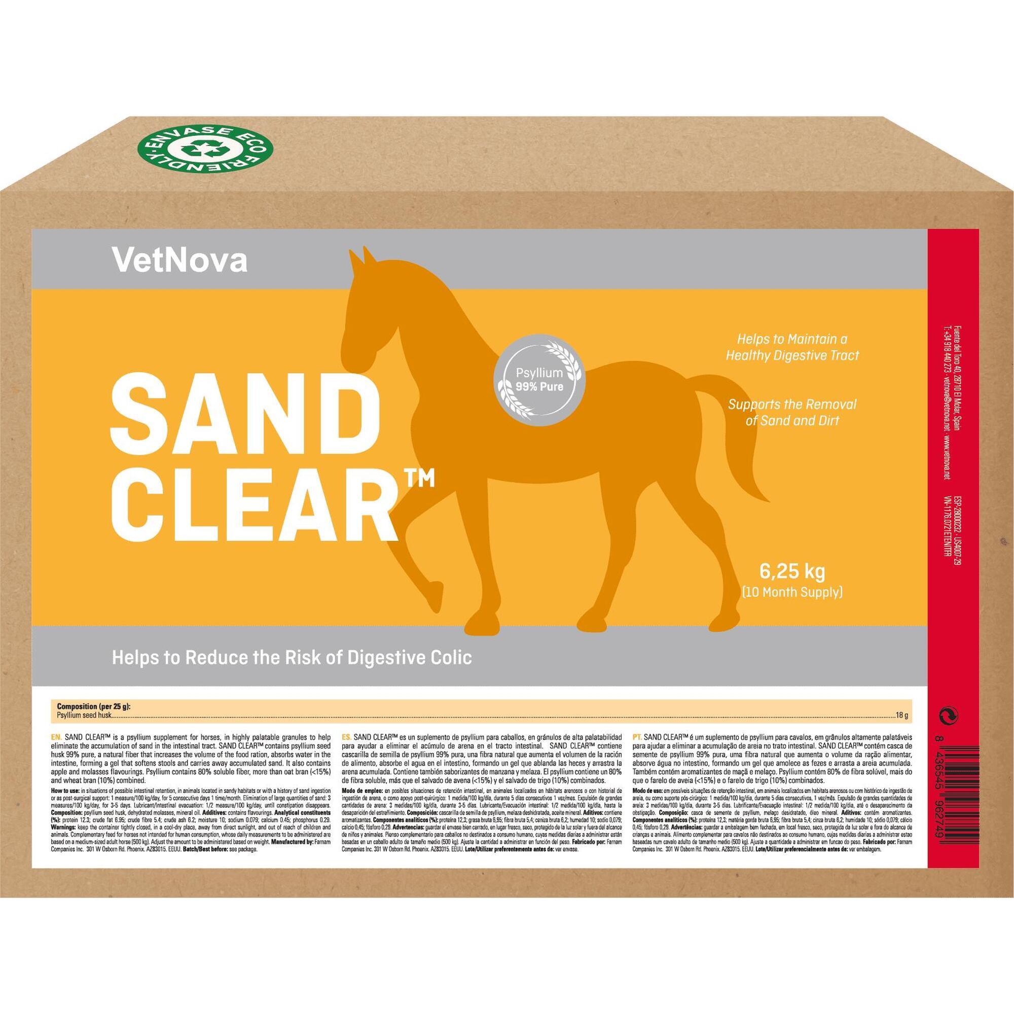 Vetnova - Supplément De Psyllium Sand Clear Per Chevaux. - Complément Alimentaire - 6 Kg - Decathlon