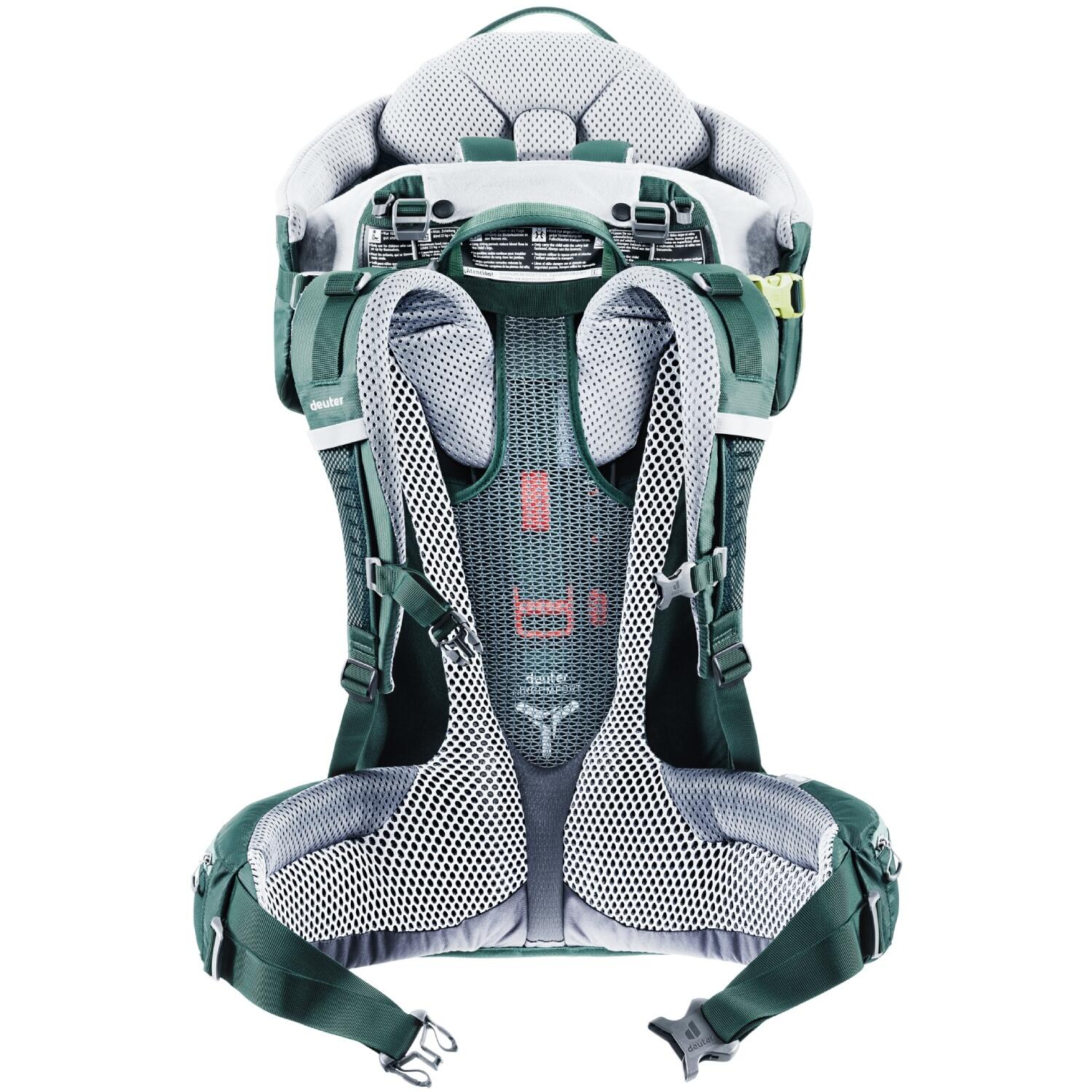 Deuter Kid Comfort Forest Air: porte-bébé avec repose-pieds réglable 3/7