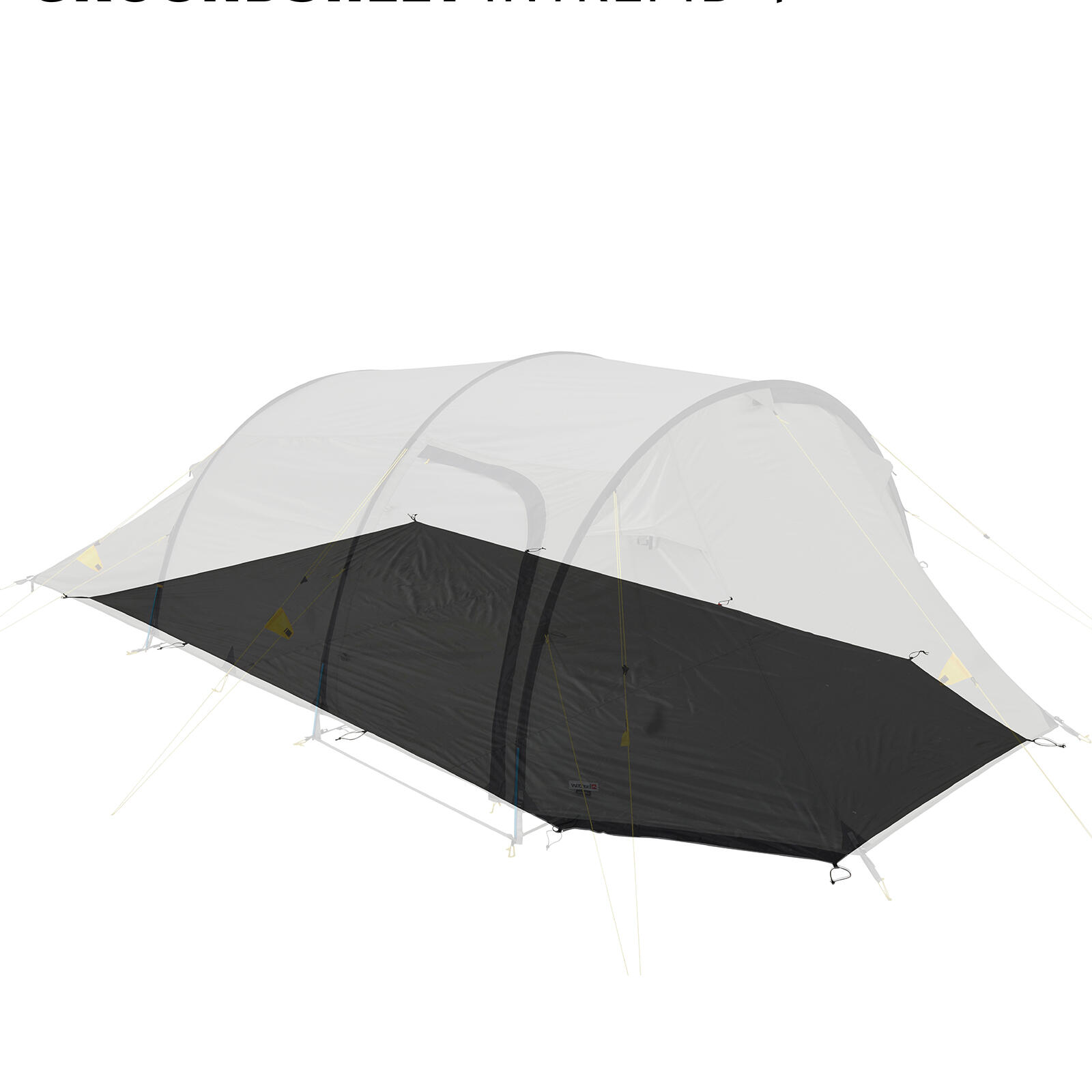 WECHSEL Groundsheet Für Intrepid 4 Zusätzlicher Zeltboden Camping Plane Passgenau