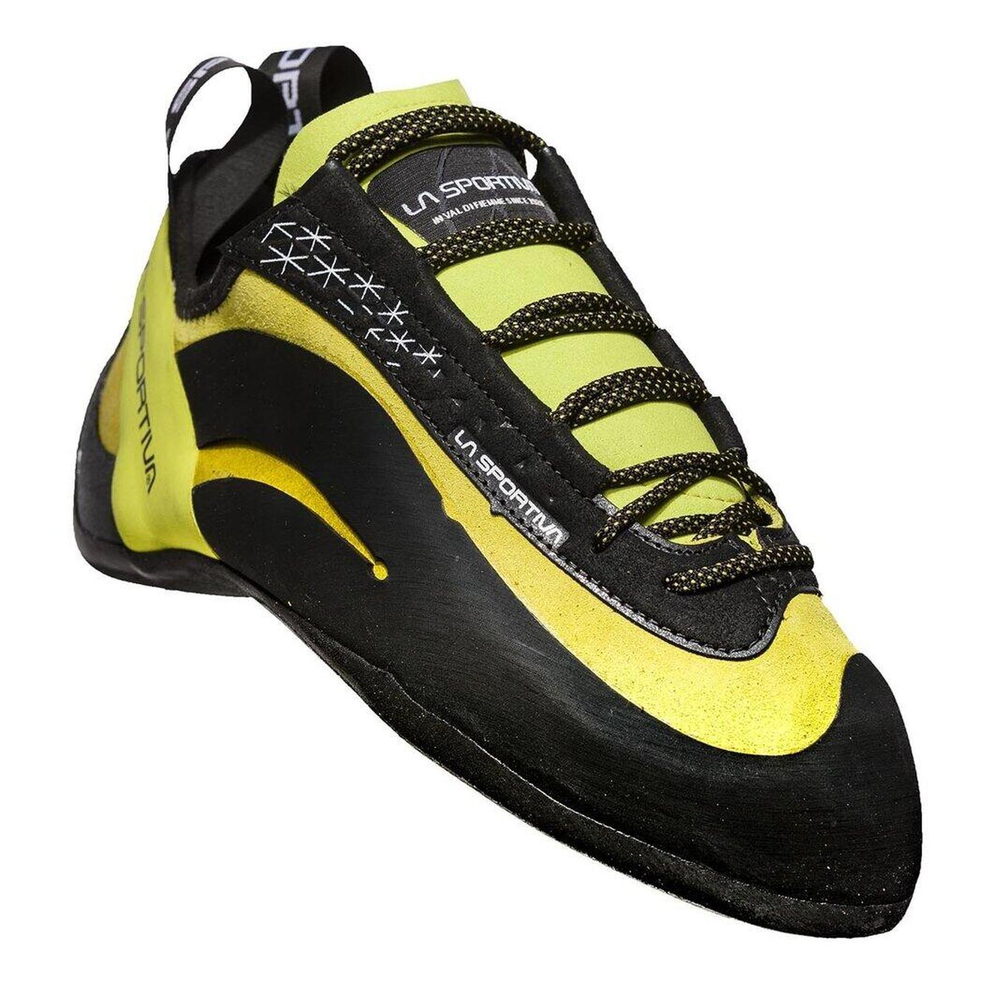 La Sportiva - Chaussures D'Escalade Pour Hommes La Sportiva Miura - Chausson D'Escalade - Jaune|vert - 39,5 - Decathlon