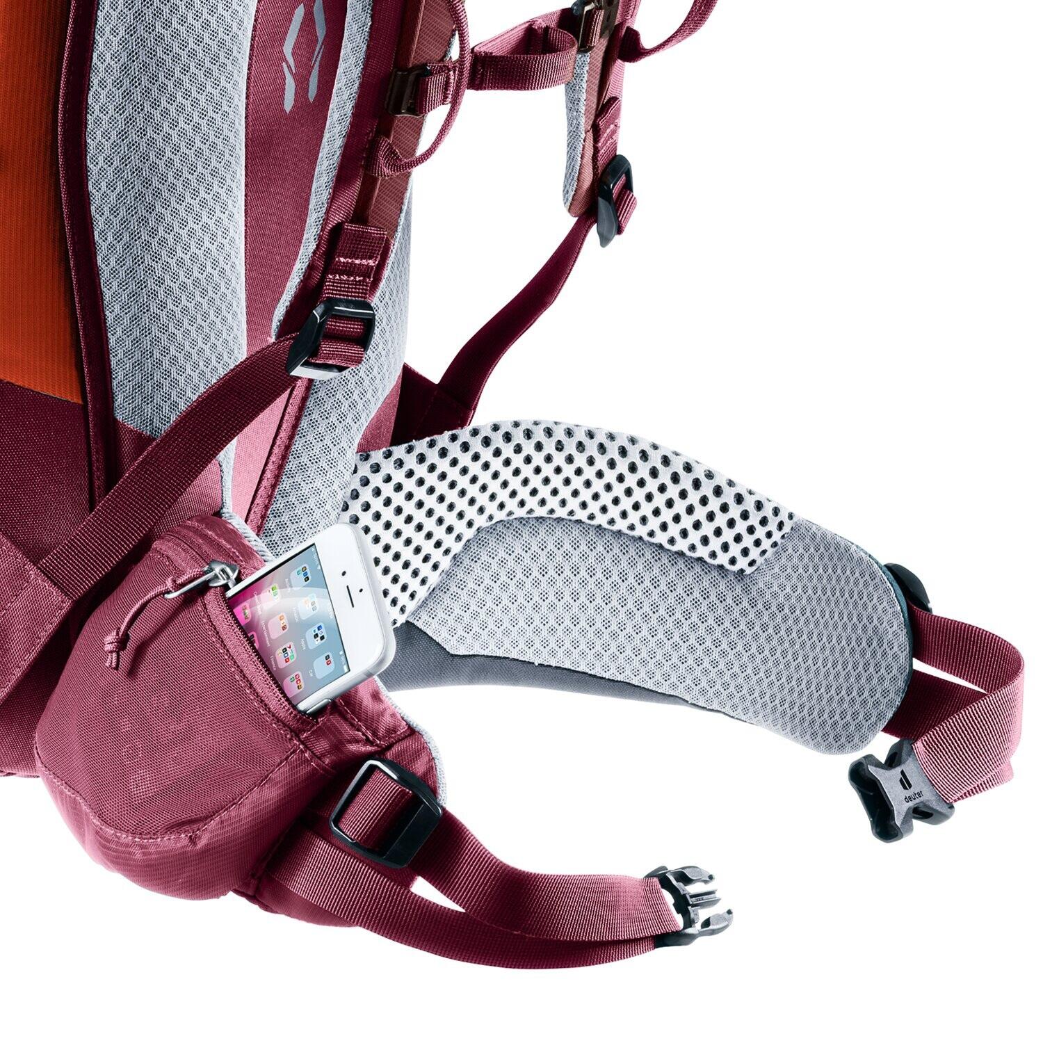 Sac à dos Deuter Trail 28 SL femme 28 L Chestnut Aircontact PET recyclé sans PFC 7/7