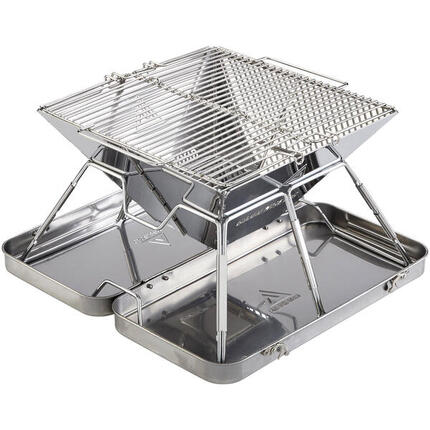 Camping Grill Eldfell M Faltgrill Holz Kohle Faltbar Outdoor Edelstahl