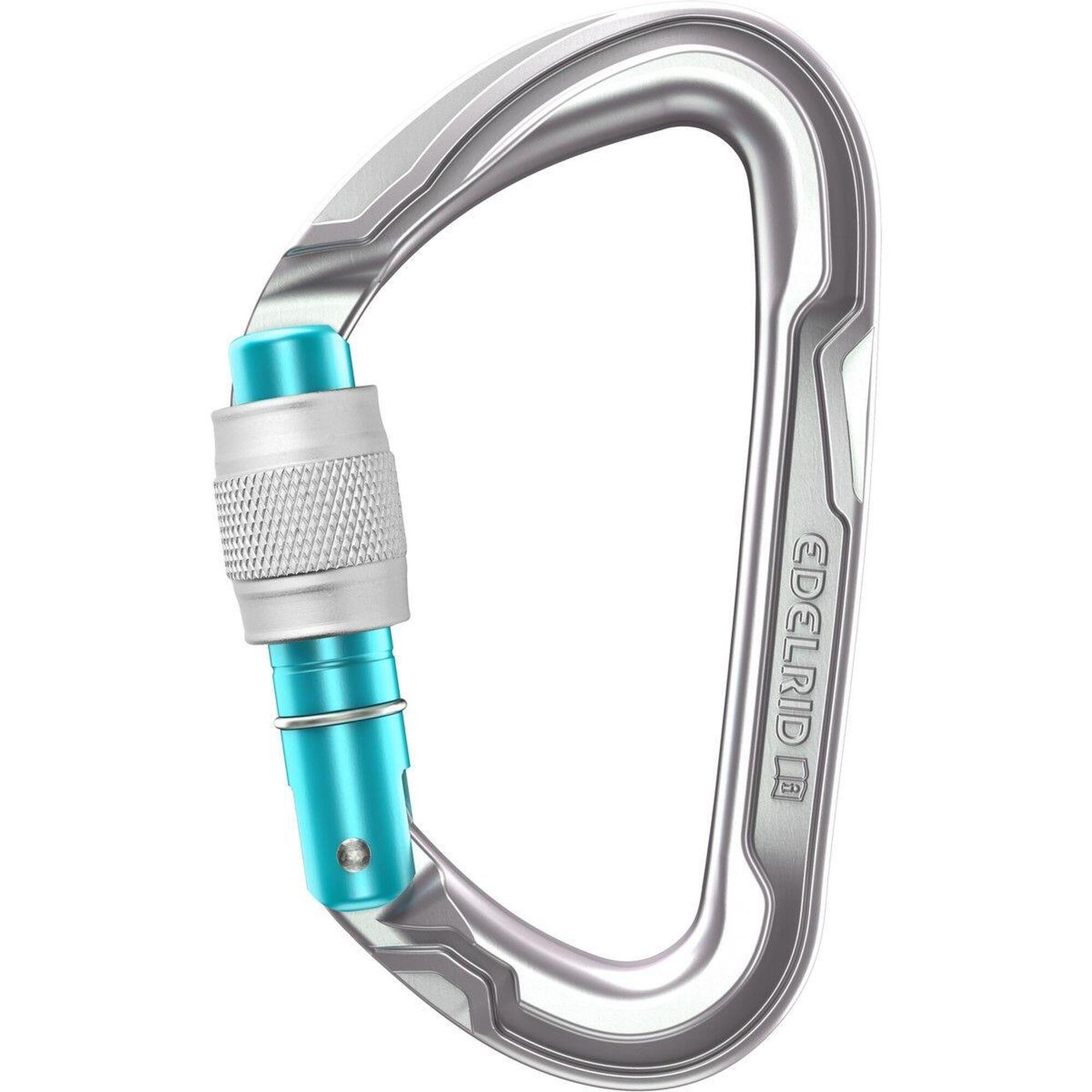 EDELRID Karabinek wspinaczkowy Pure Screw - Silver