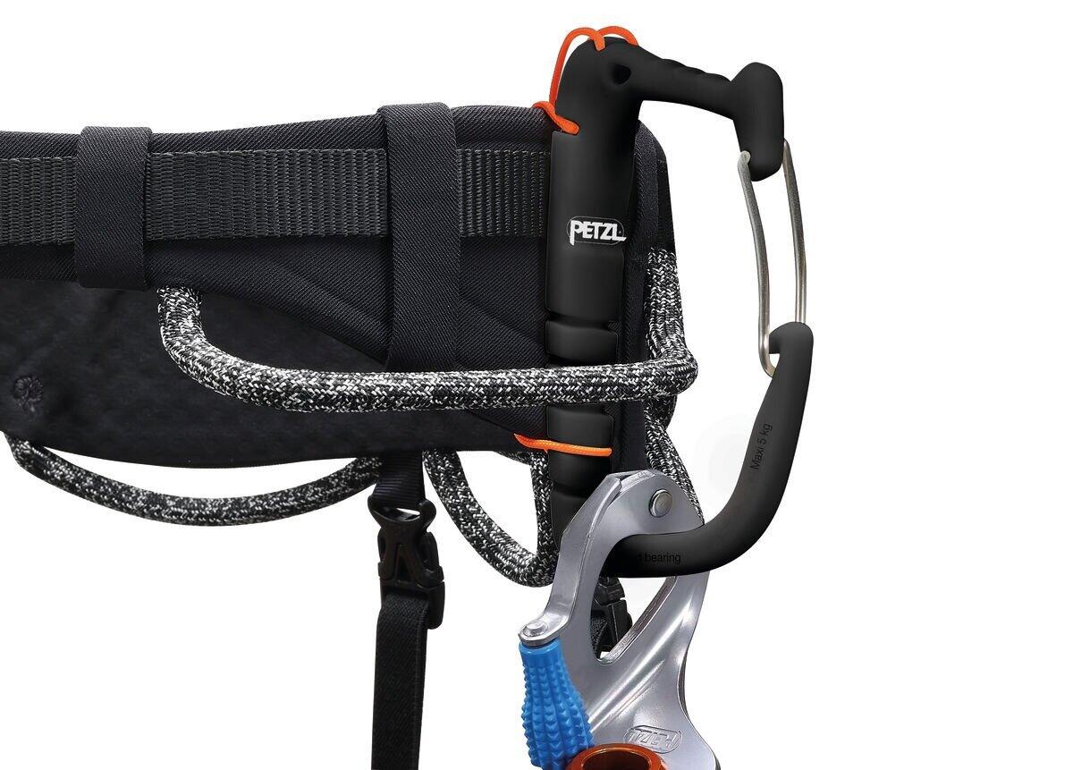 Harnais Petzl AQUILA noir S — ceinture et cuisses réglables, 4 porte-matériels 4/7