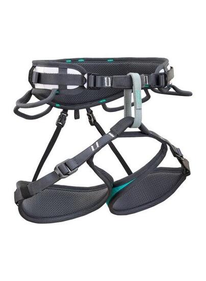 Harnais femme Climbing Technology ASCENT L-XL rembourré, sangles porte-matériel