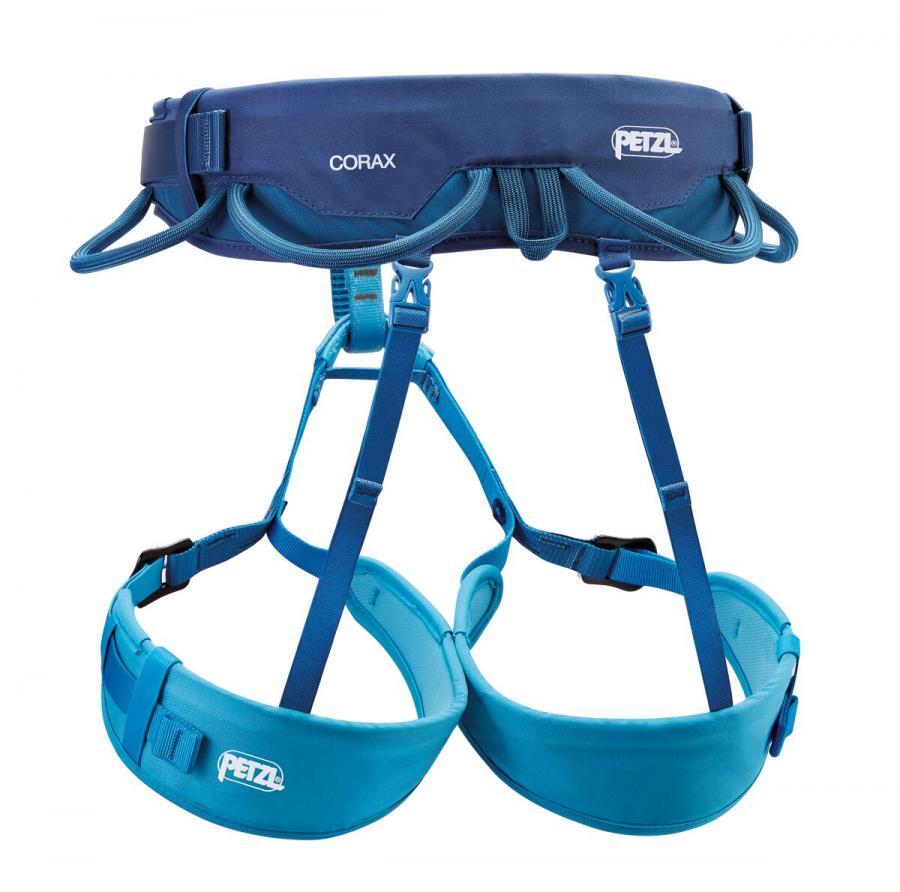 Arnés de escalada Petzl Corax navy ligero y ajustable 2/7