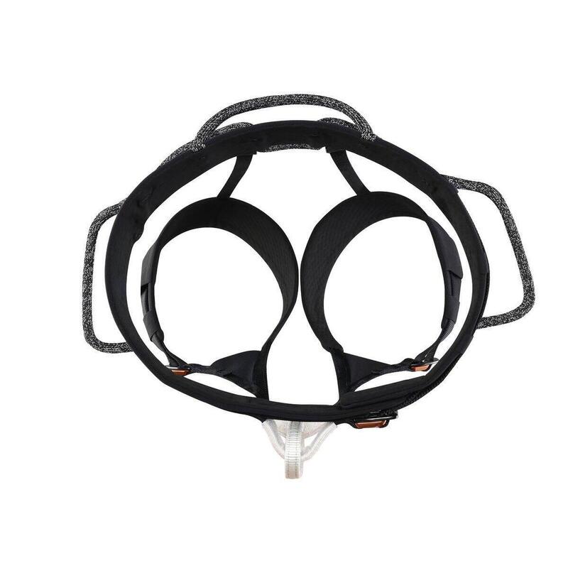 Harnaș Petzl Aquila L negru cu centură largă și 5 porte-matériel