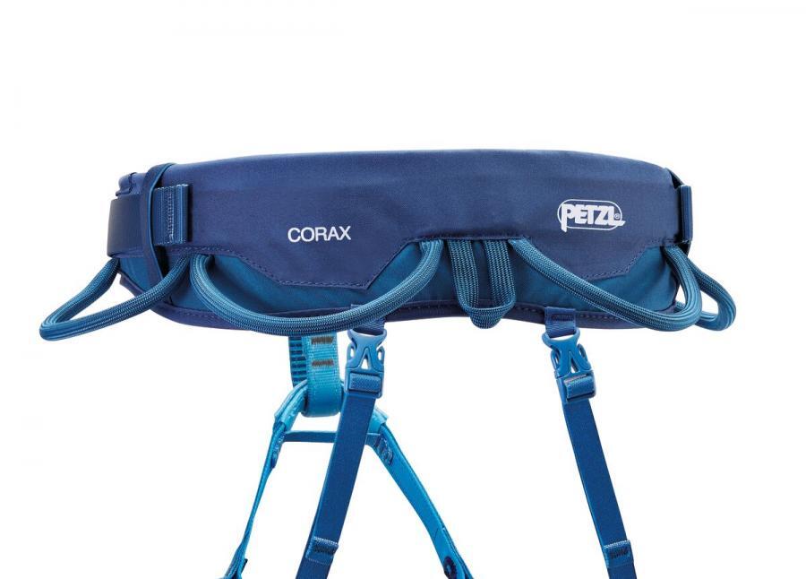 Arnés de escalada Petzl Corax navy ligero y ajustable 4/7