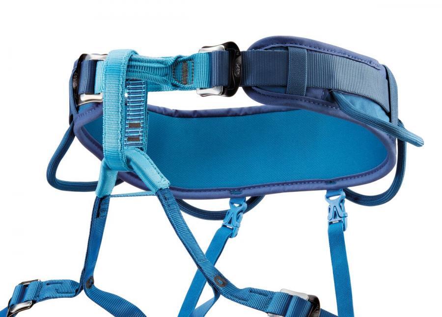 Arnés de escalada Petzl Corax navy ligero y ajustable 3/7