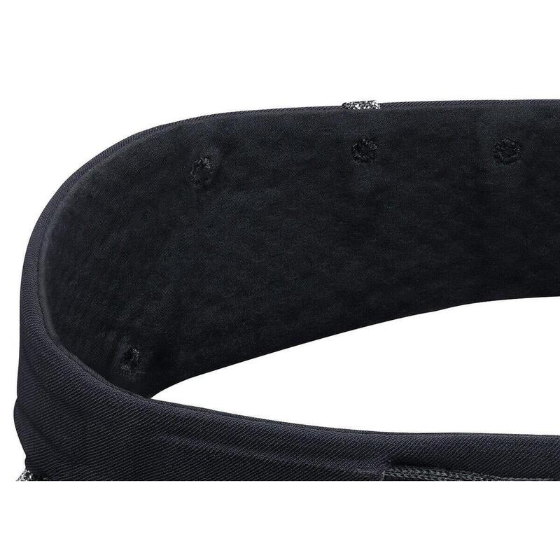 Harnais Petzl Aquila M negru cu FUSEFRAME, bucle DOUBLEBACK, 5 porte-matériels