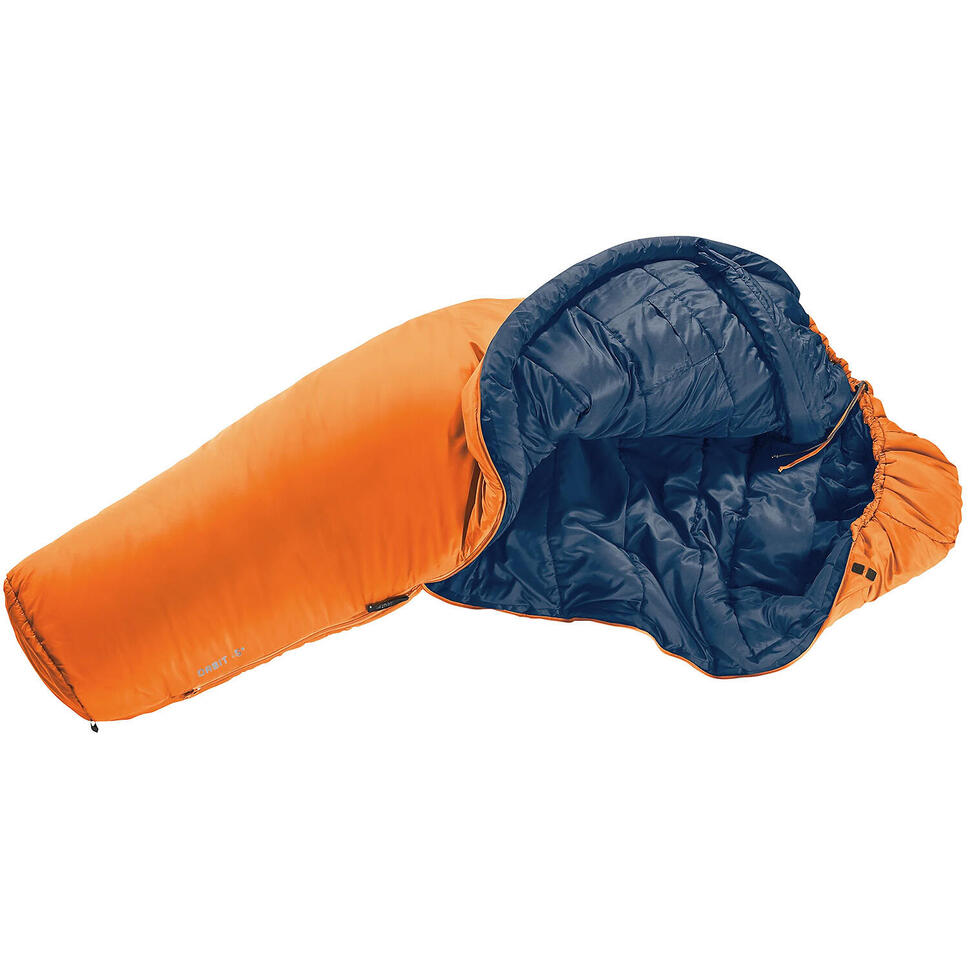 Śpiwór syntetyczny Deuter Orbit -5 (185 cm) - chestnut/ink Lewy