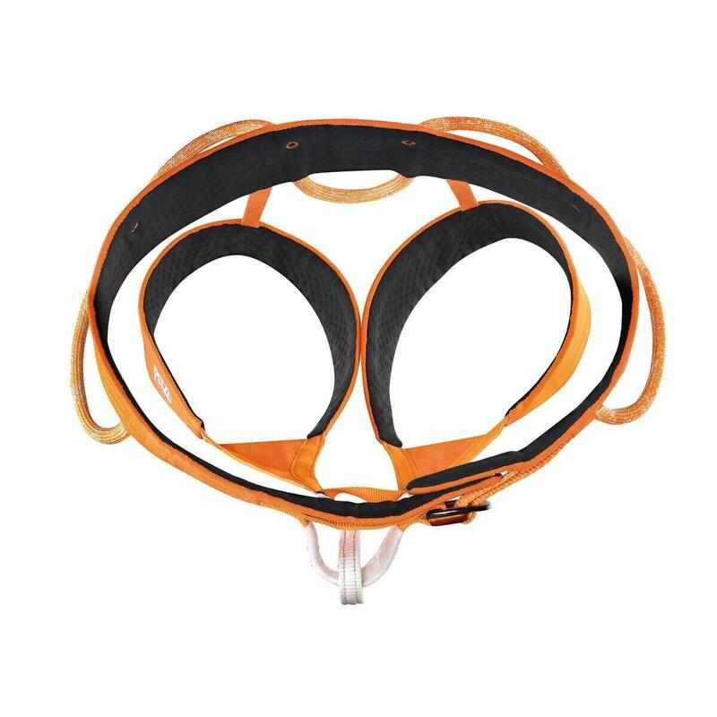 Harnaș Petzl Hirundos L portocaliu ușor 4 PO gripuri ALU DOUBLEBACK HD