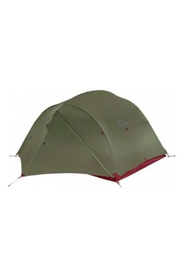 Tente MSR Mutha Hubba NX 3 places vert et rouge double paroi imperméable