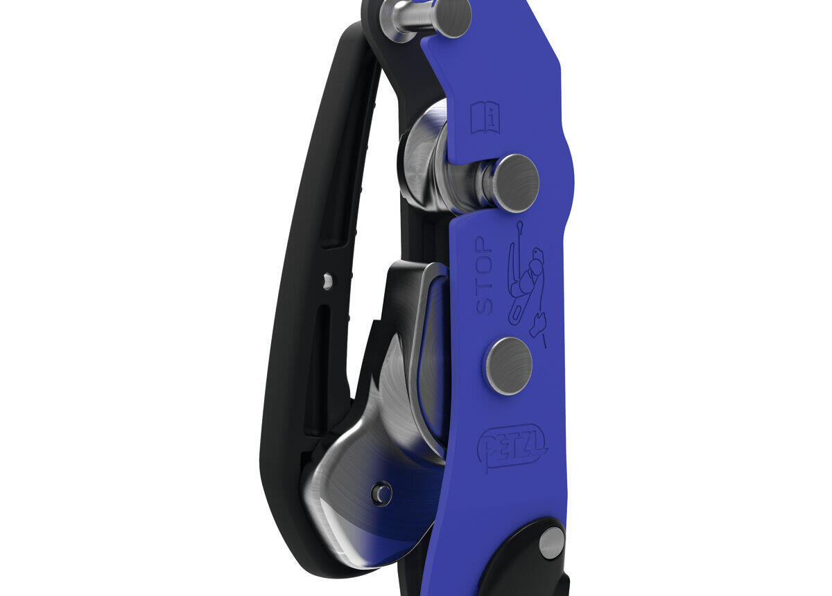 Petzl Stop — Descendeur freinage assisté, poignée ergonomique, inox, 8,5–11 mm 2/5