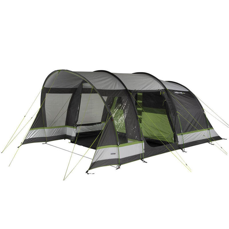 High Peak tunneltent Garda 5.0, ingenaaide tentvloer, stahoogte 2,1 m,waterdicht