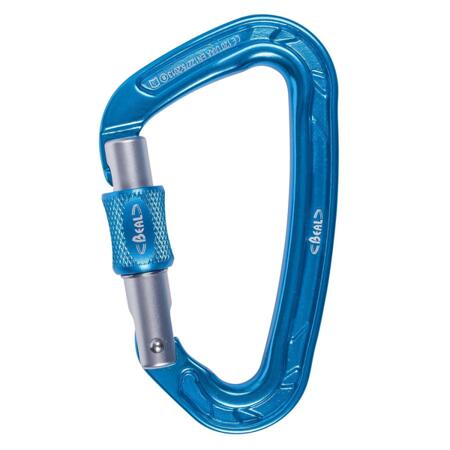 Sicherungskarabiner BE Quick Screw blue