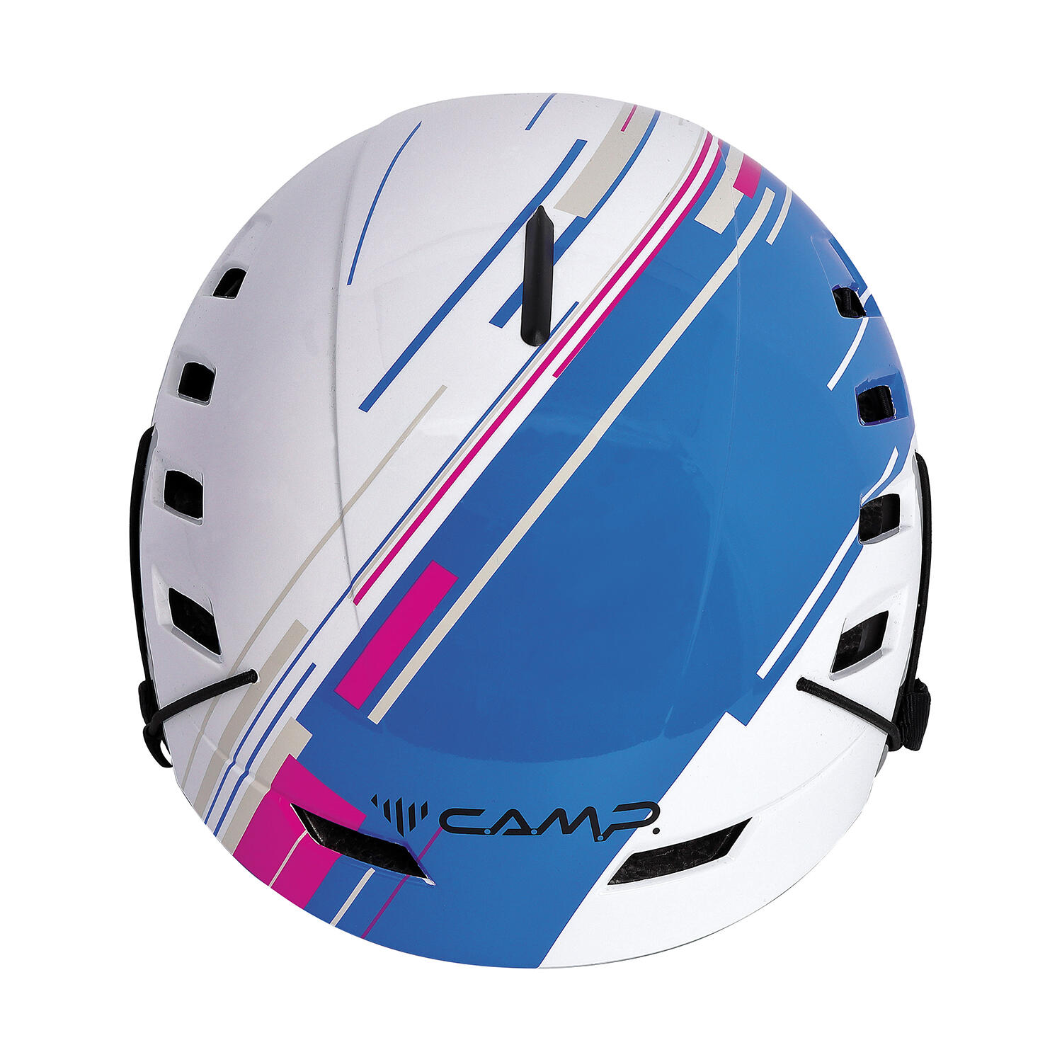 Kletter- und Skihelm Voyager white-Light blue 2/7