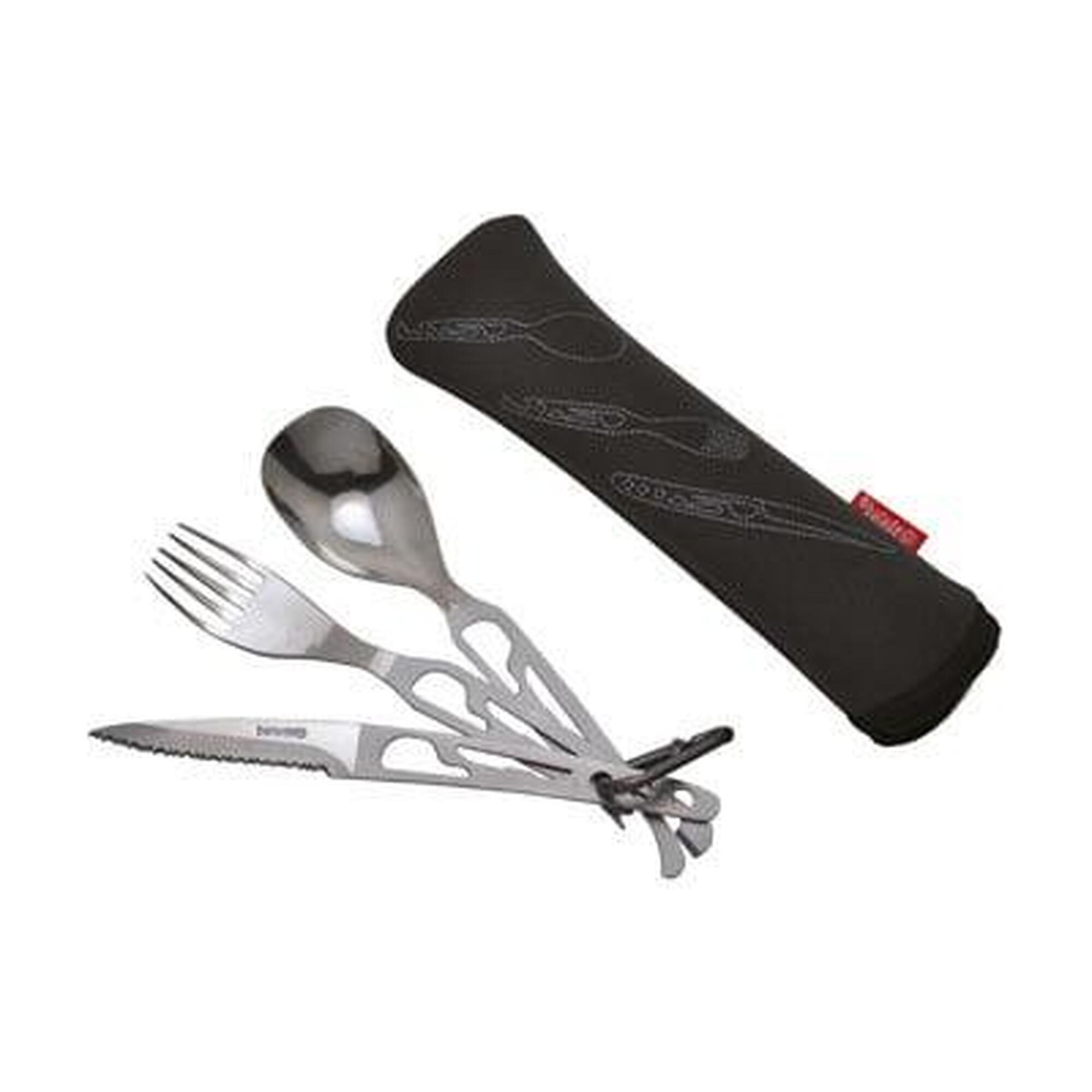 Set tacamuri Baladeo Basecamp 3 piese, cu husa