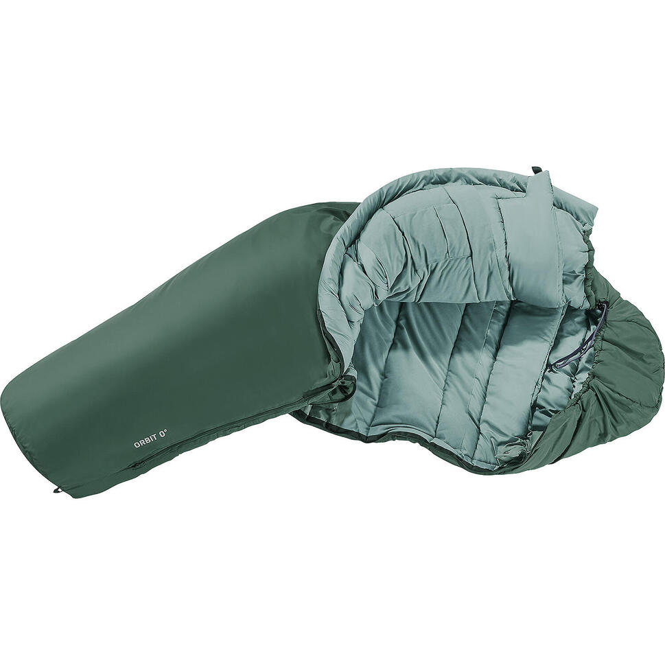 Śpiwór damski Deuter Orbit 0 SL (175 cm) - ivy/sage Prawy