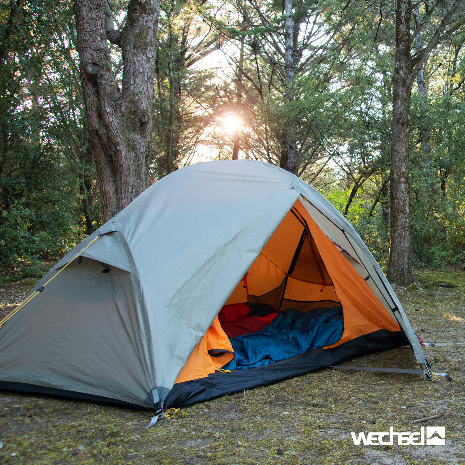 Trekkingzelt Venture 2 Personen Geodät Camping Fahrrad Zelt Biwak 2,6 kg 5/7