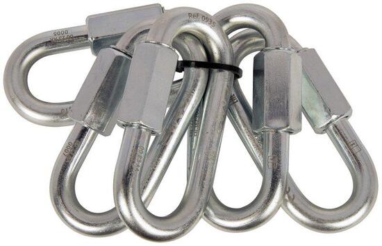 CAMP Oval Quick Link Steel 10 mm 5er Set