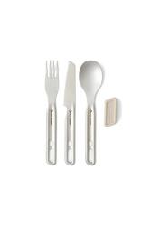 Sea to Summit Ensemble de couverts en acier inoxydable Detour – 3 pièces