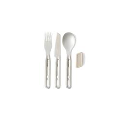 Sea to Summit Ensemble de couverts en acier inoxydable Detour – 3 pièces