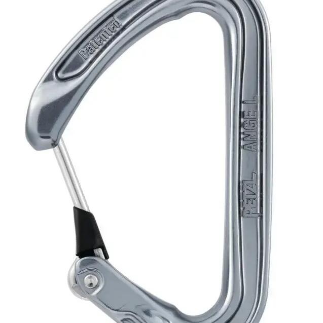 Carabiner Petzl Ange L Grey Ultra-Light 34 g MonoFil Keylock