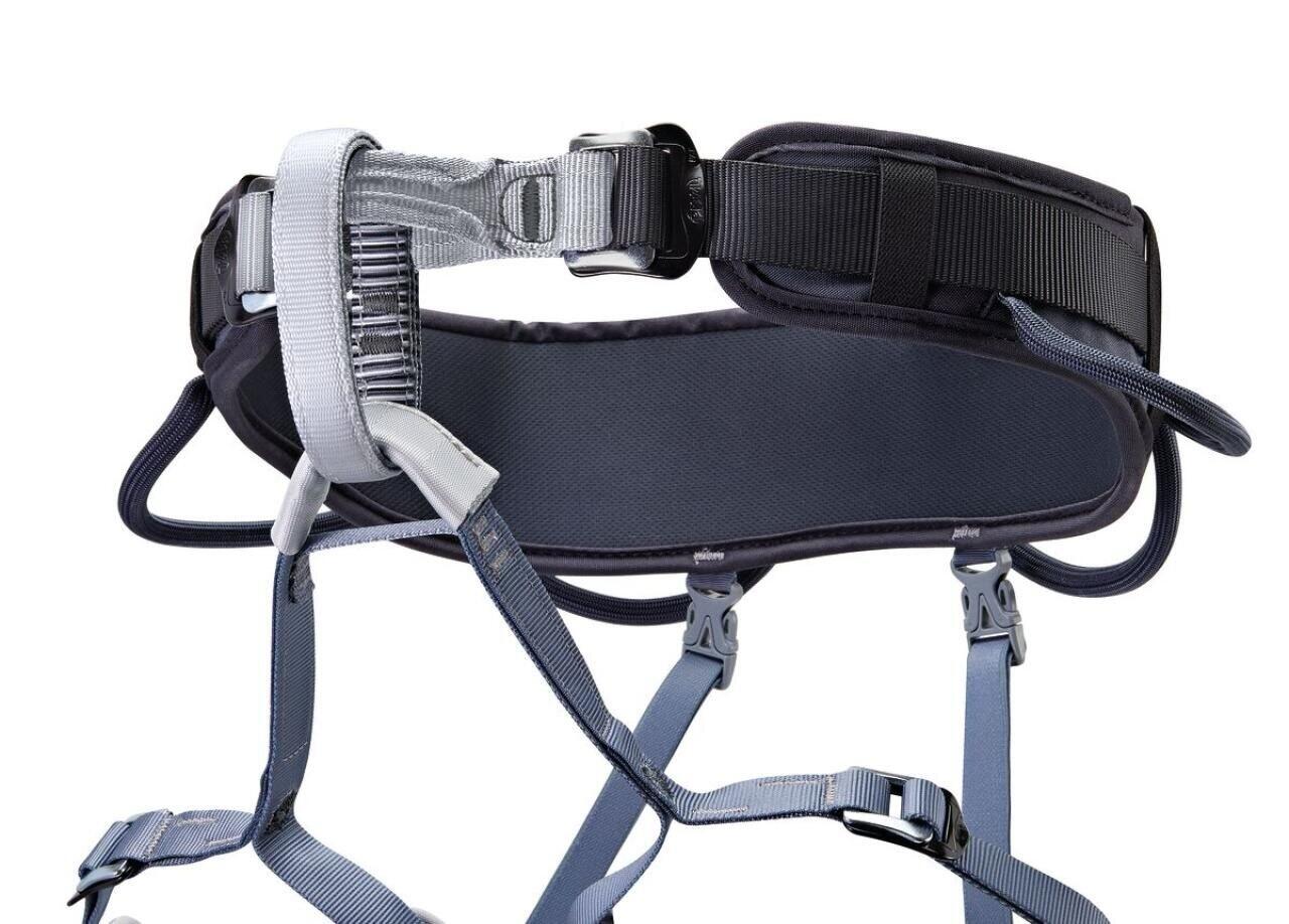 Petzl Corax — Arnés de escalada rojo oscuro, ajustable y cómodo 4/7