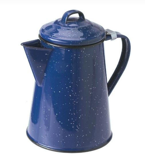 Hervidor esmaltado GSI 1,4 L acero triple capa ligero azul para camping 1/2