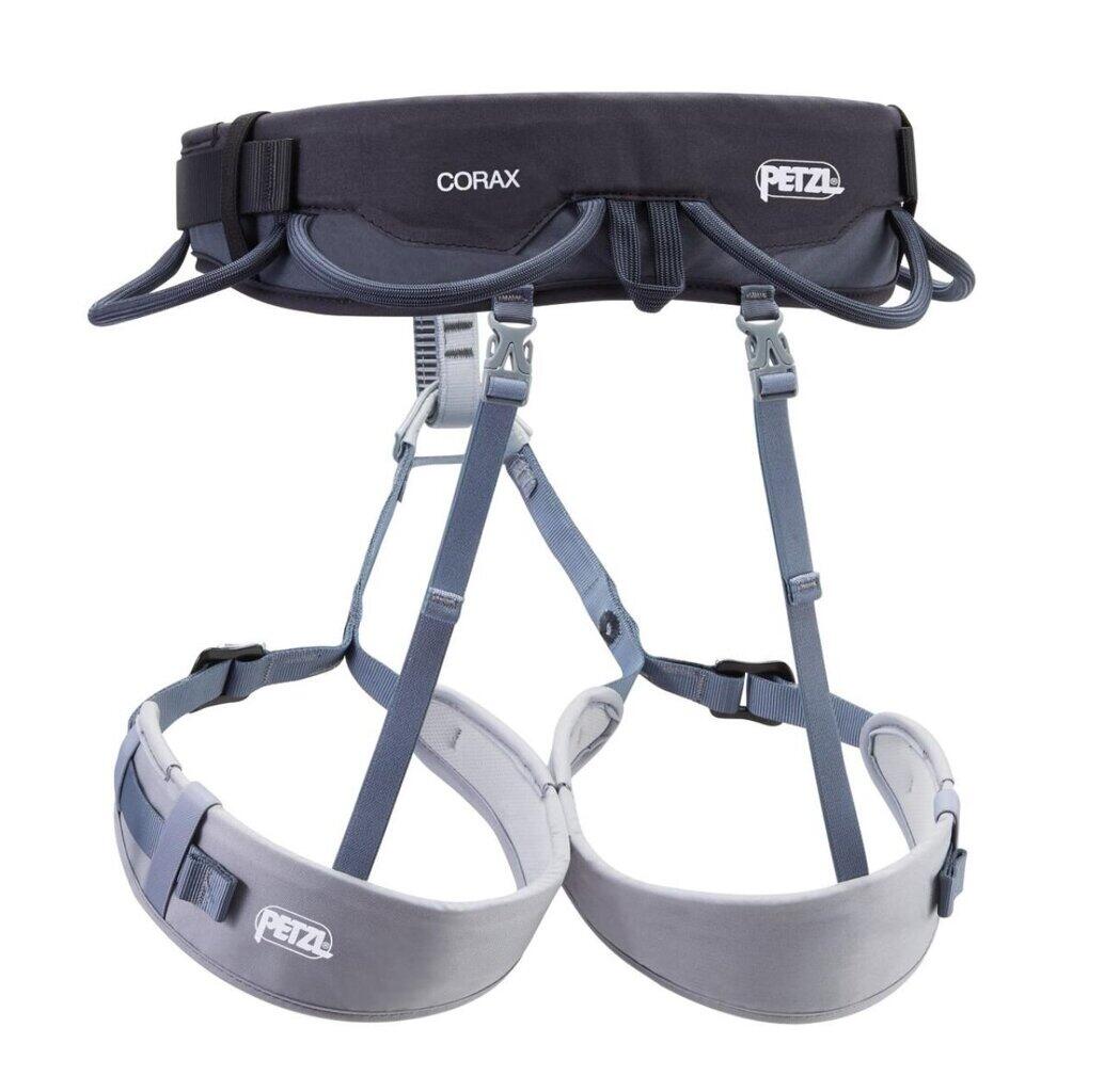 Petzl Corax — Arnés de escalada rojo oscuro, ajustable y cómodo 3/7