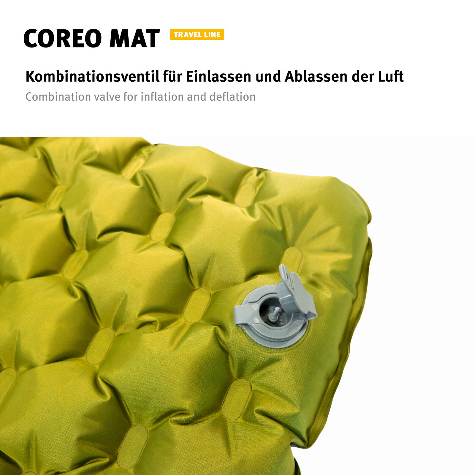 Materassino da trekking Coreo Letto ad aria termico Campeggio ultra leggero 1 kg 4/6
