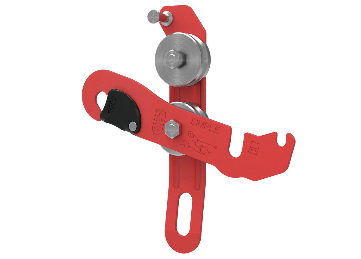 Petzl Simple : dispositif d’assurage compact en alliage, corde 10–11 mm 3/5