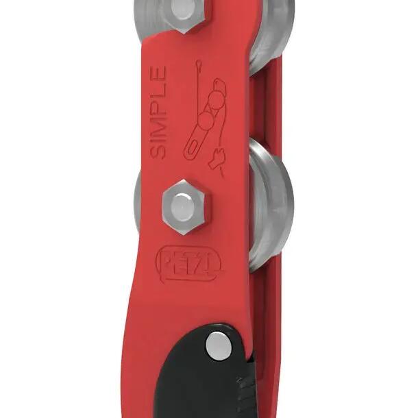 Petzl Simple: Compact Alloy Belay Device, 10–11 mm Rope