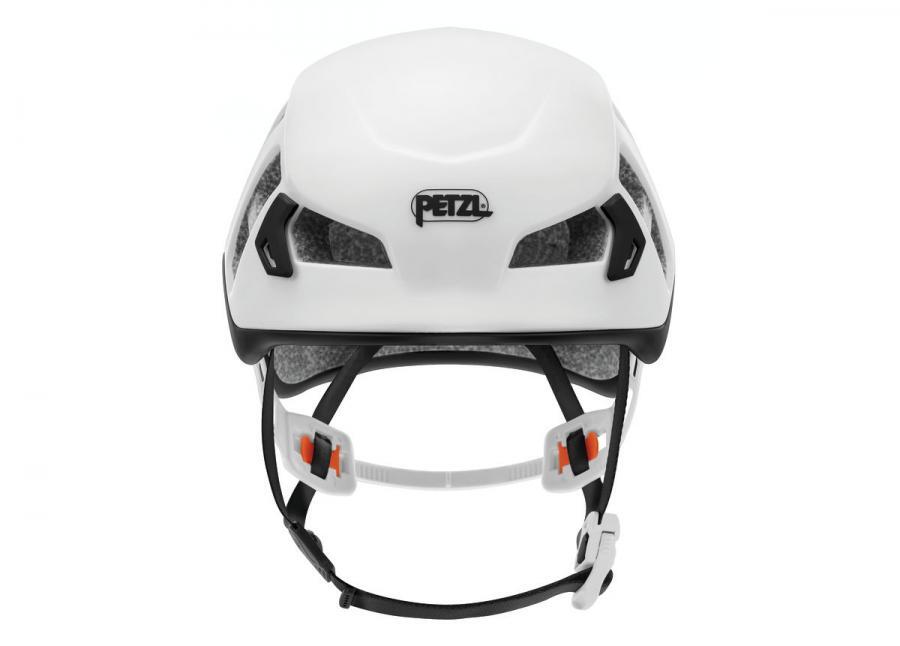 Casco PETZL Météor leggero e compatto, bianco/nero, ventilazione ottimizzata 3/6